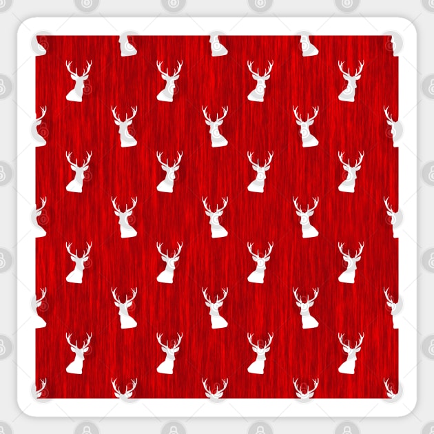 Christmas Deer 2 Sticker by CharlieCreates